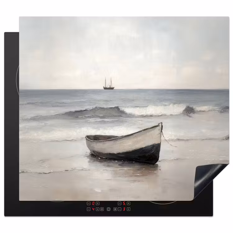 Protection plaque induction - Bateau à rames - Mer - Horizon — 1