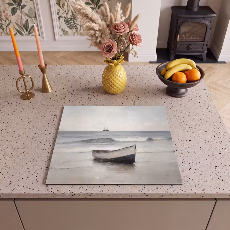 Protection plaque induction - Bateau à rames - Mer - Horizon — 3