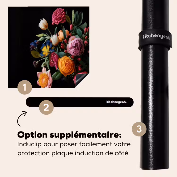 Protection plaque induction - Bouquet - Romantique - Coloré — 8