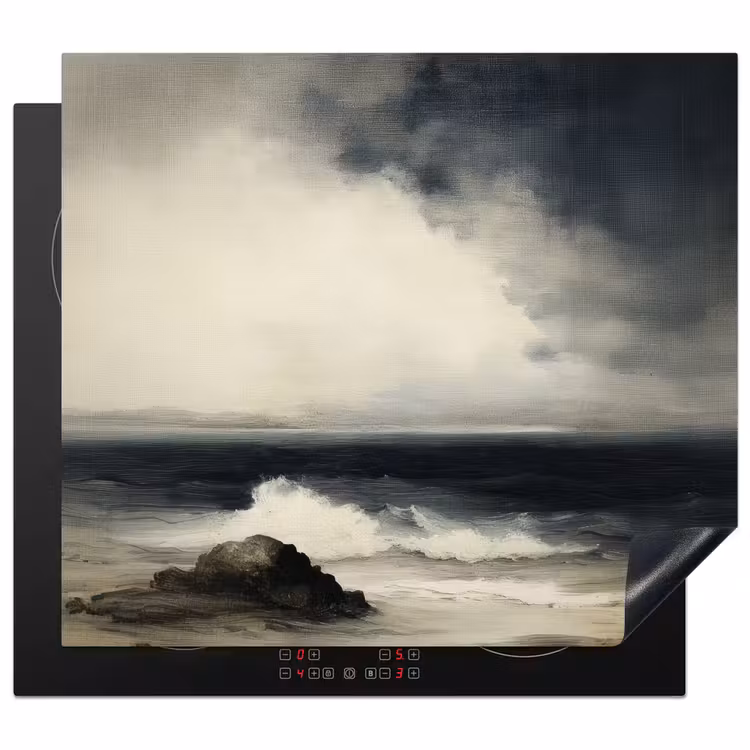 Protection plaque induction - Mer - Roches - Tempête — 1