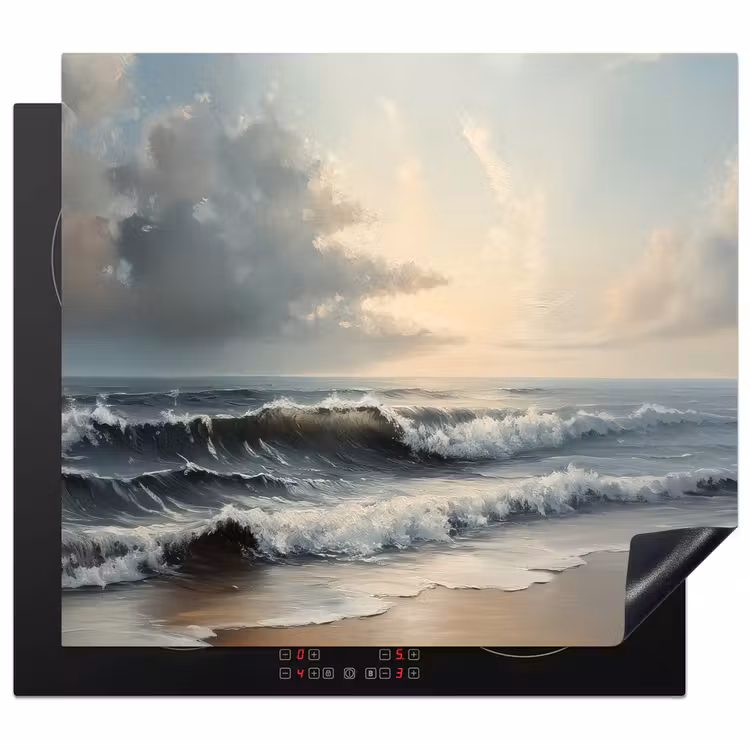 Protection plaque induction - Plage - Mer - Coucher de soleil — 1