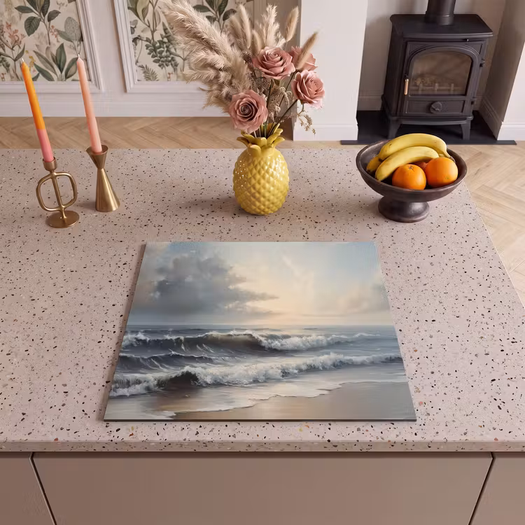 Protection plaque induction - Plage - Mer - Coucher de soleil — 3