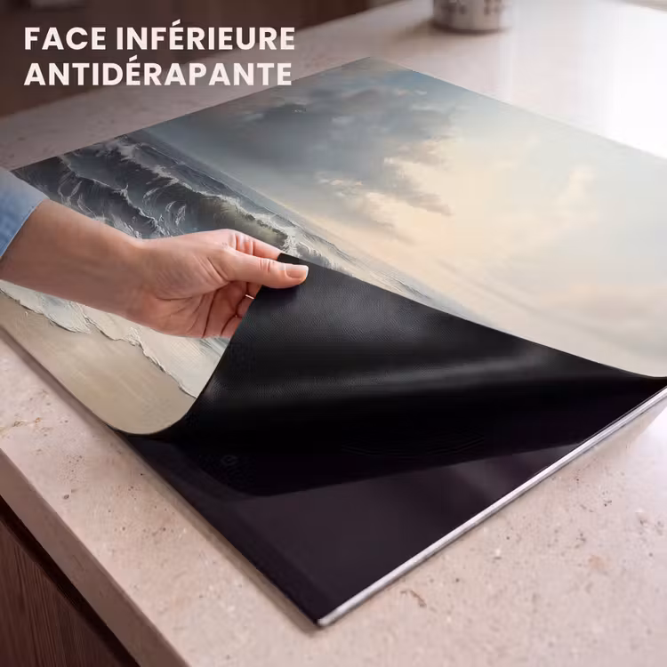 Protection plaque induction - Plage - Mer - Coucher de soleil — 7