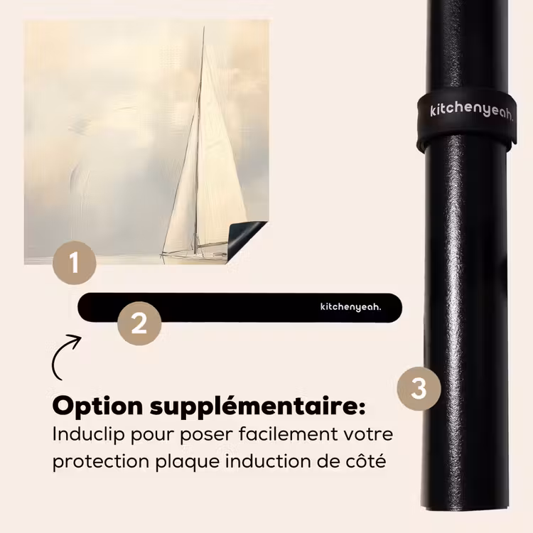 Protection plaque induction - Voilier - Mer - Nuageux — 8