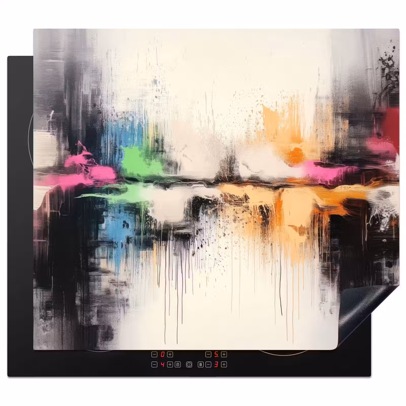 Protection plaque induction - Abstrait - Explosion de couleurs - Paysage — 1