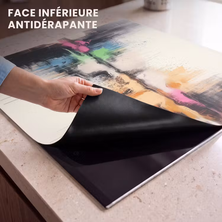 Protection plaque induction - Abstrait - Explosion de couleurs - Paysage — 7