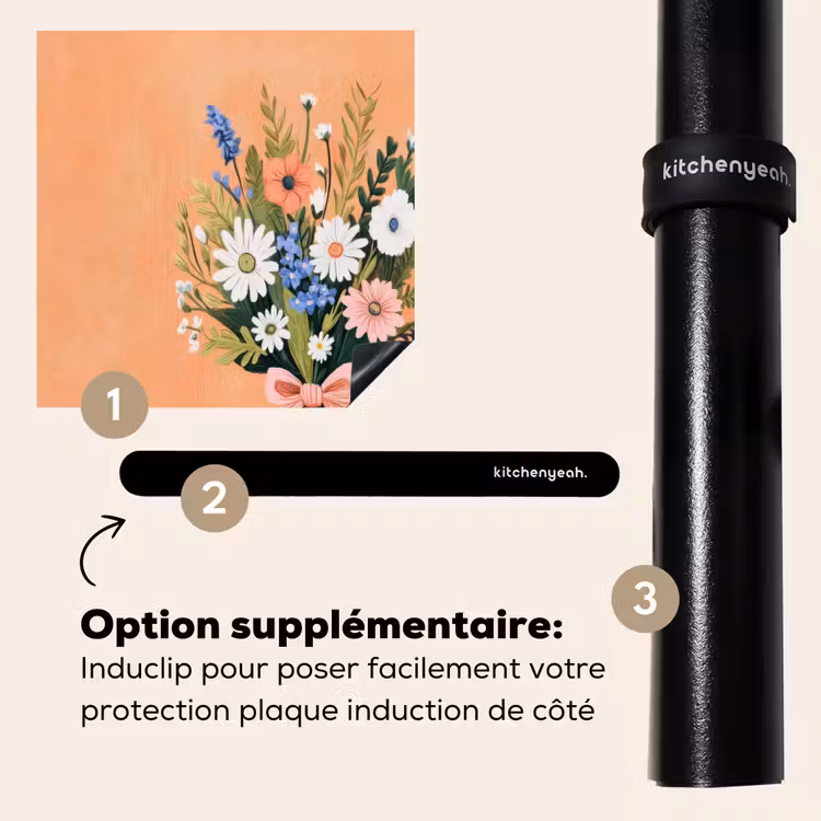 Protection plaque induction - Bouquet - Noeud - Citation — 8