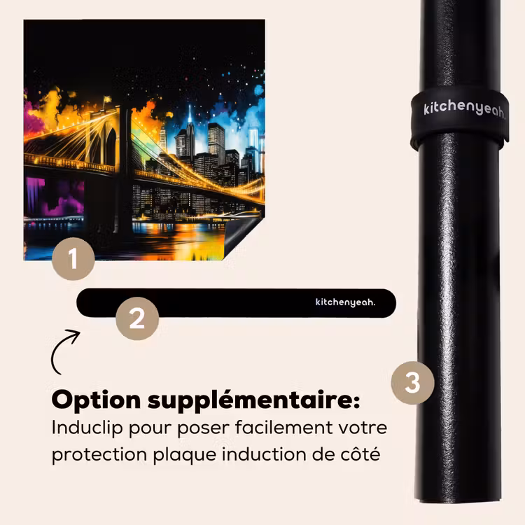 Protection plaque induction - Skyline - Pont - Eclairage - Couleurs — 8