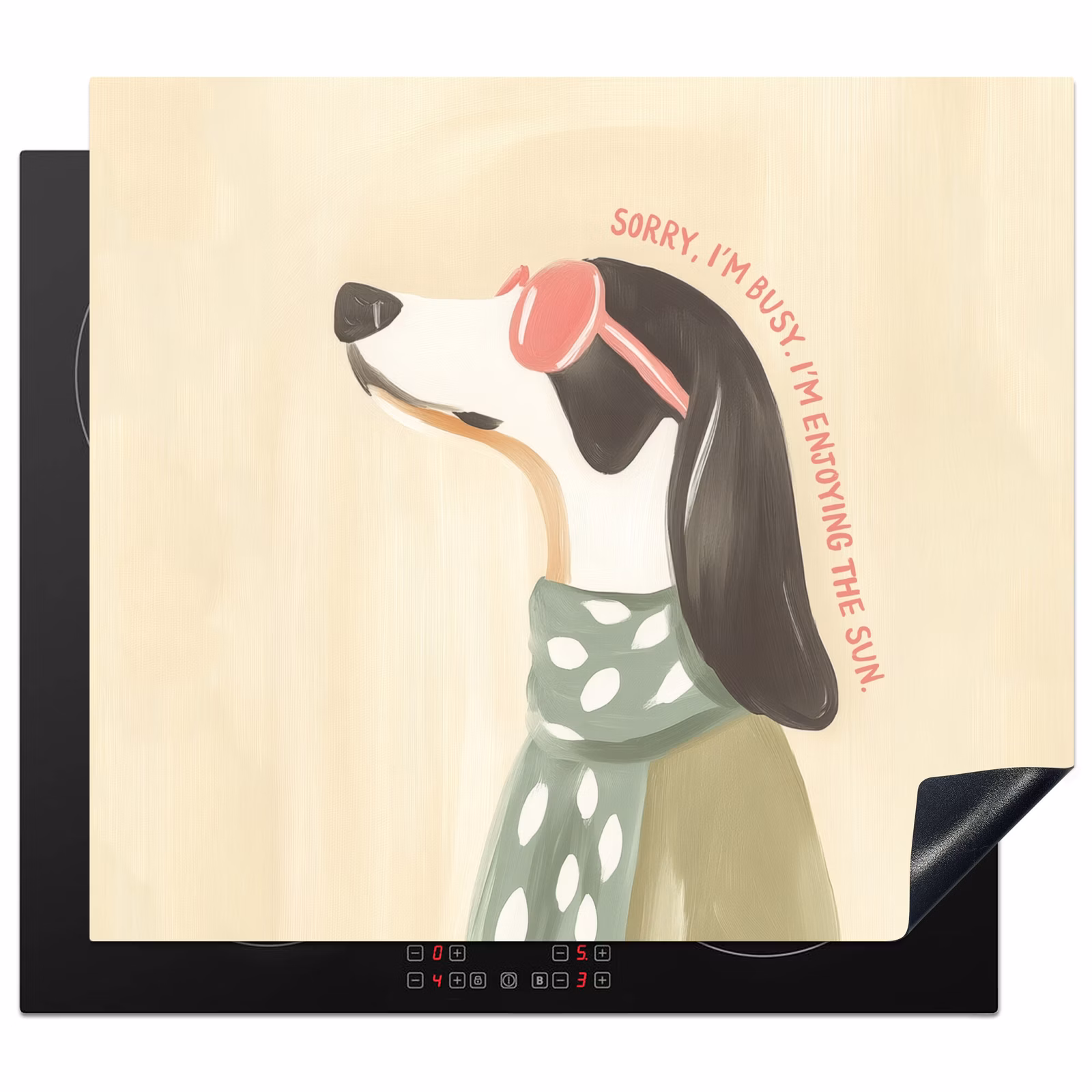 Protection plaque induction - Citation - Chien - Lunettes de soleil — 1