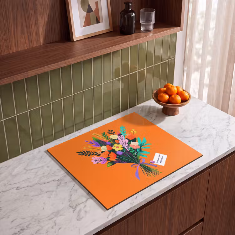 Protection plaque induction - Carte - Bouquet - Fleurs — 4
