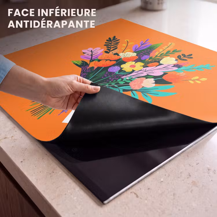 Protection plaque induction - Carte - Bouquet - Fleurs — 7