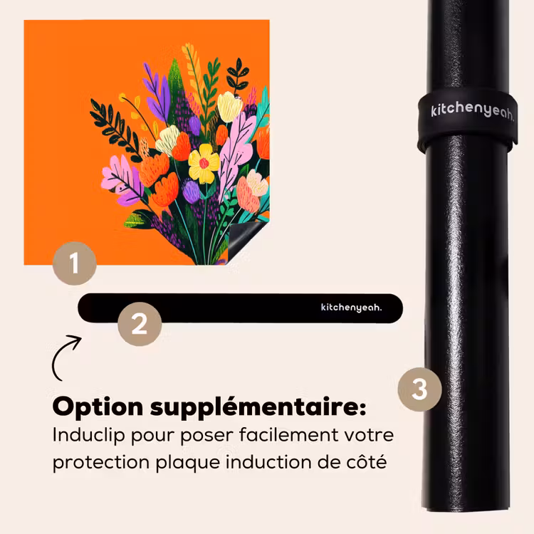Protection plaque induction - Carte - Bouquet - Fleurs — 8