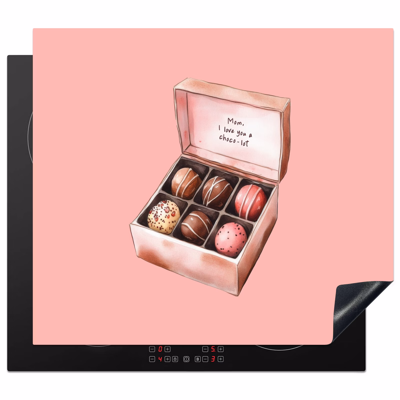 Protection plaque induction - Boîte - Bonbons - Aimer - Texte — 1