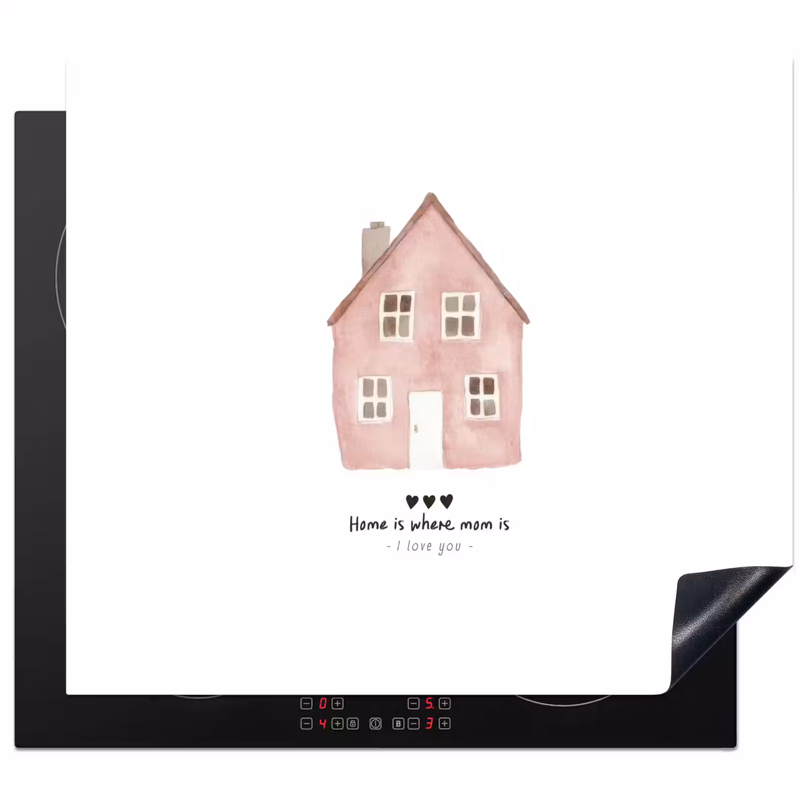 Protection plaque induction - Cottage - Rose - Citation - Mère — 1