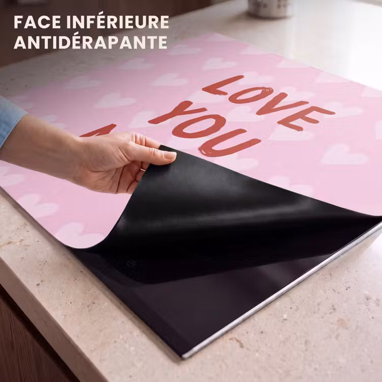 Protection plaque induction - Amour - Citation - Mère - Rouge — 7