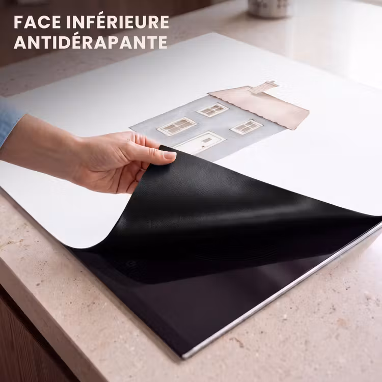 Protection plaque induction - Bleu clair - Maison - Maman - Texte — 7