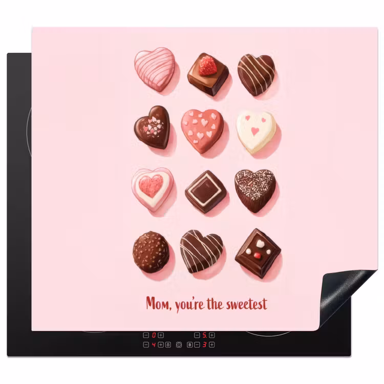 Protection plaque induction - Chocolats - En forme de coeur - Sweetheart — 1