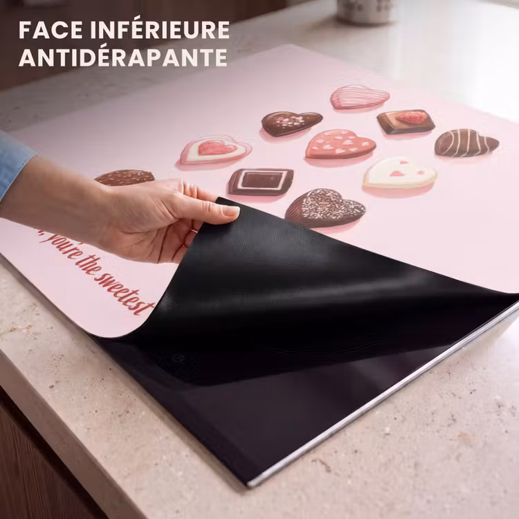 Protection plaque induction - Chocolats - En forme de coeur - Sweetheart — 7