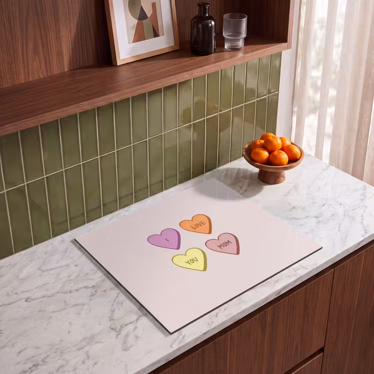 Protection plaque induction - Coeurs - Pastel - Amour - Mère — 4