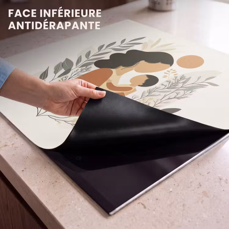 Protection plaque induction - Illustration - Mère - Enfant - Amour — 7