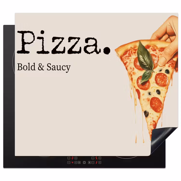 Protection plaque induction - Pizza - Fromage - Pepperoni — 1