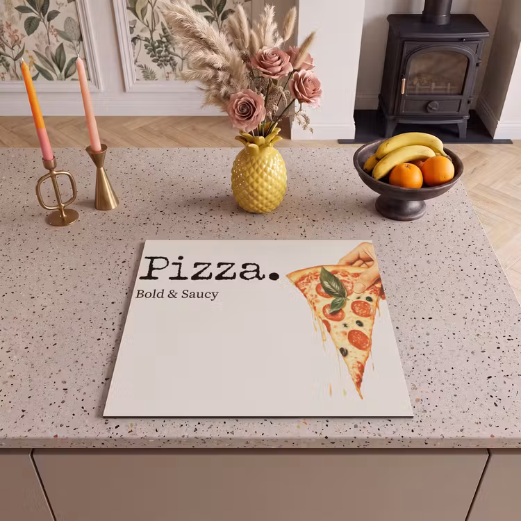 Protection plaque induction - Pizza - Fromage - Pepperoni — 3