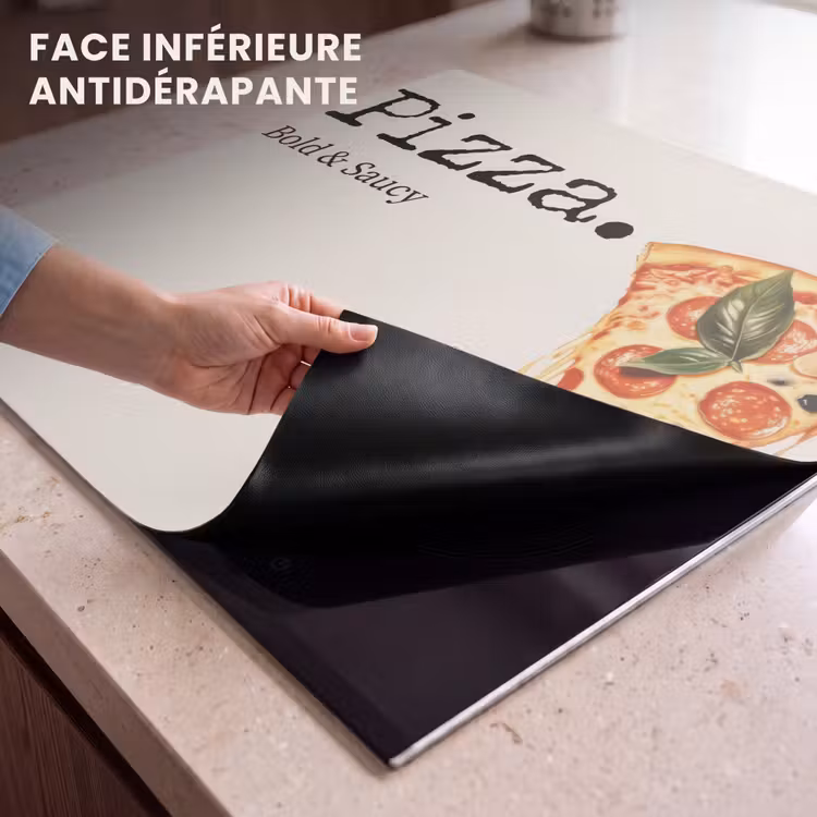 Protection plaque induction - Pizza - Fromage - Pepperoni — 7