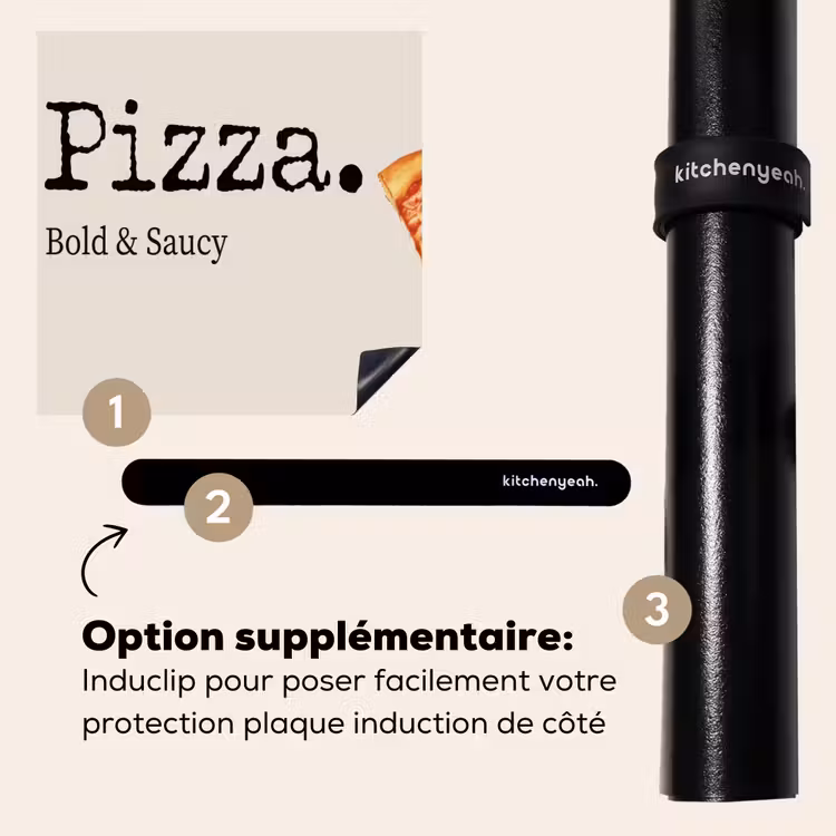 Protection plaque induction - Pizza - Fromage - Pepperoni — 8
