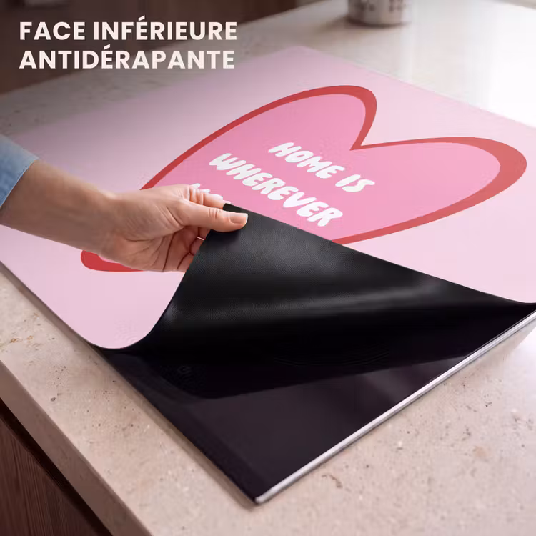 Protection plaque induction - Citation - Mère - Rose — 7