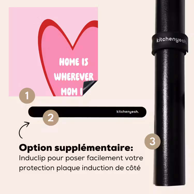 Protection plaque induction - Citation - Mère - Rose — 8