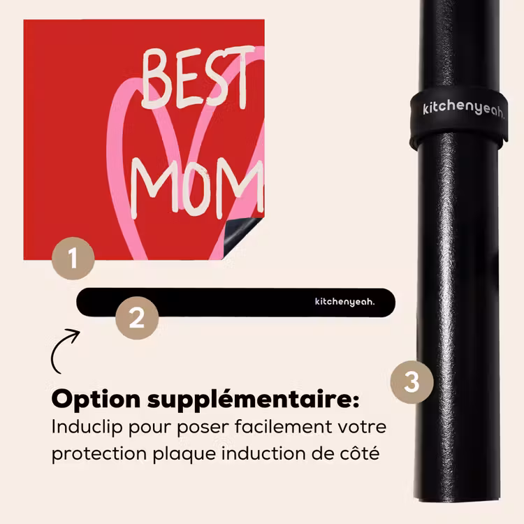Protection plaque induction - Mère - Citation - Coeur - Rouge — 8