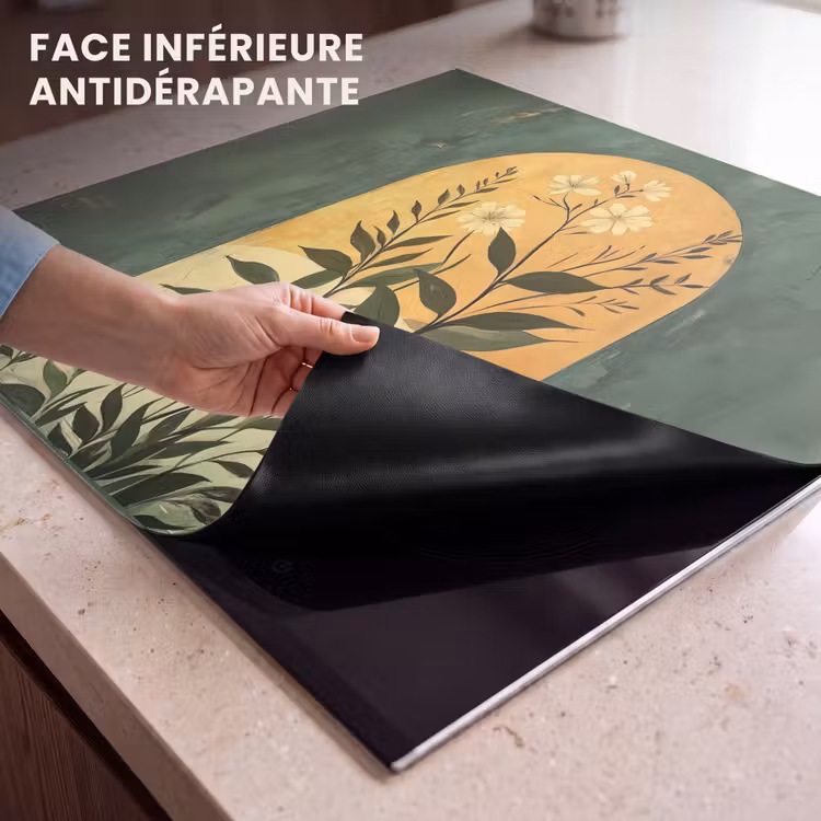 Protection plaque induction - Plante - Fleurs - Blanc — 7