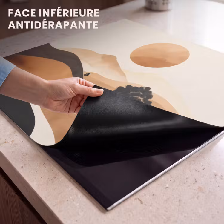 Protection plaque induction - Soleil - Collines - Arbre - Abstrait — 7