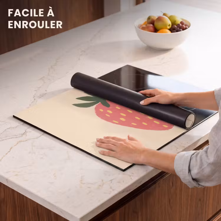 Protection plaque induction - Fraise - Minimaliste - Rouge - Fruit — 6