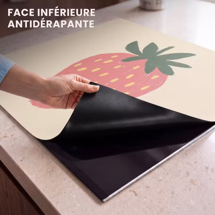 Protection plaque induction - Fraise - Minimaliste - Rouge - Fruit — 7