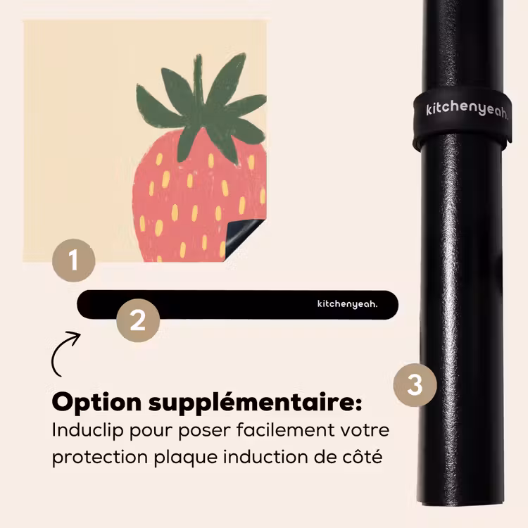Protection plaque induction - Fraise - Minimaliste - Rouge - Fruit — 8