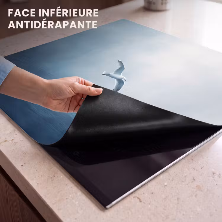 Protection plaque induction - Mouette - Blanche - Mer - Brumeuse — 7