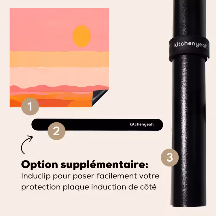 Protection plaque induction - Soleil - Abstrait - Paysage - Orange — 8
