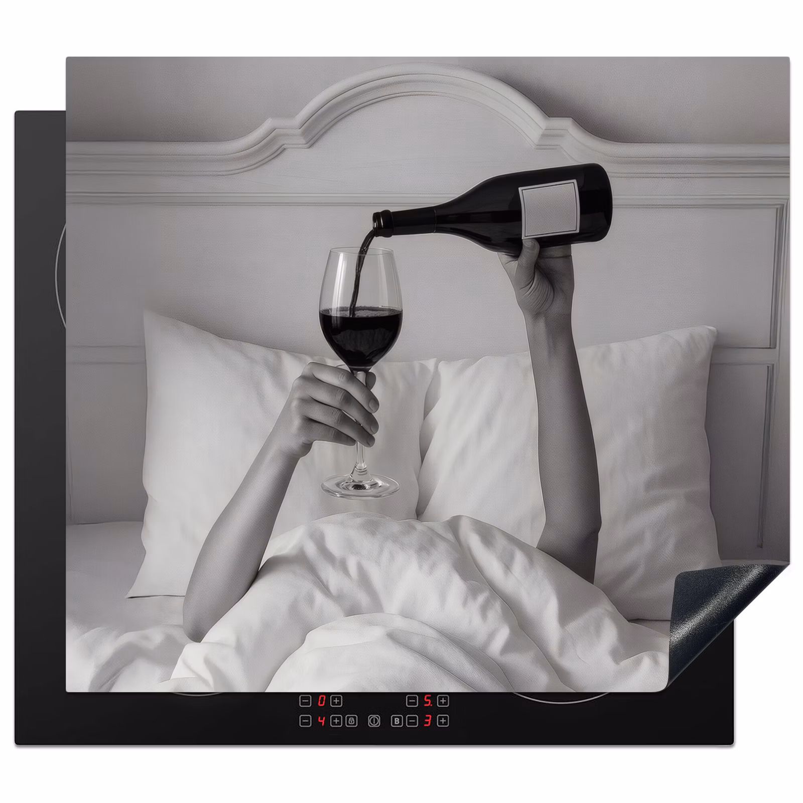 Protection plaque induction - Draps - Bras - Vin - Verre — 1