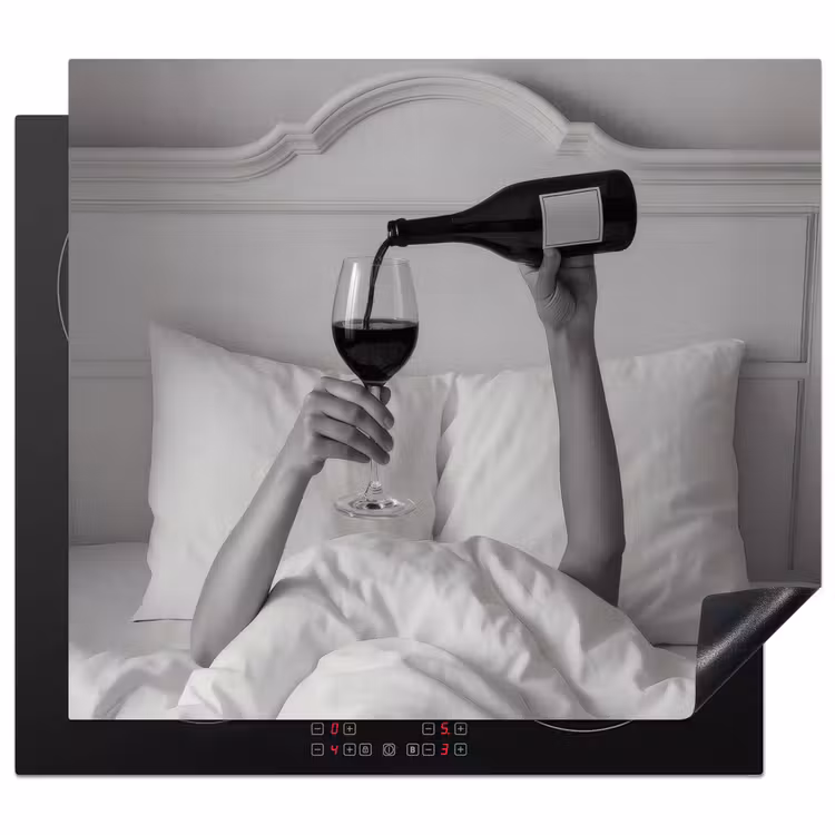 Protection plaque induction - Draps - Bras - Vin - Verre — 1