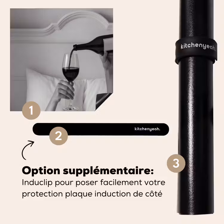 Protection plaque induction - Draps - Bras - Vin - Verre — 8