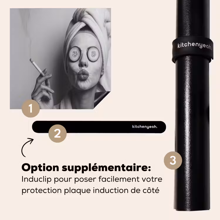 Protection plaque induction - Femme - Masque - Vin - Cigarette — 8
