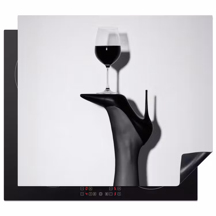 Protection plaque induction - Talon - Vin - Minimaliste - Noir — 1