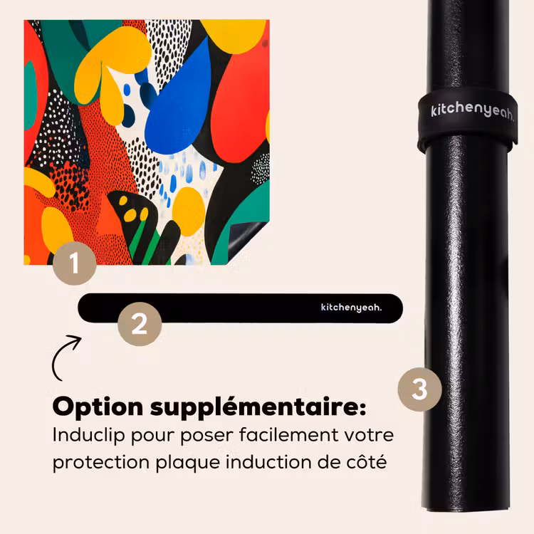 Protection plaque induction - Abstrait - Plantes - Formes - Colorées — 8