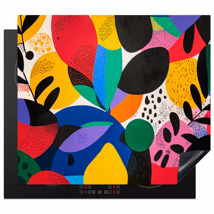 Protection plaque induction - Formes - Points - Coloré — 1