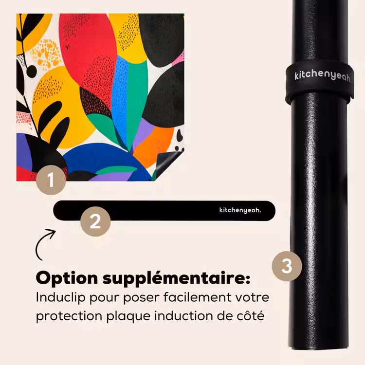 Protection plaque induction - Formes - Points - Coloré — 8