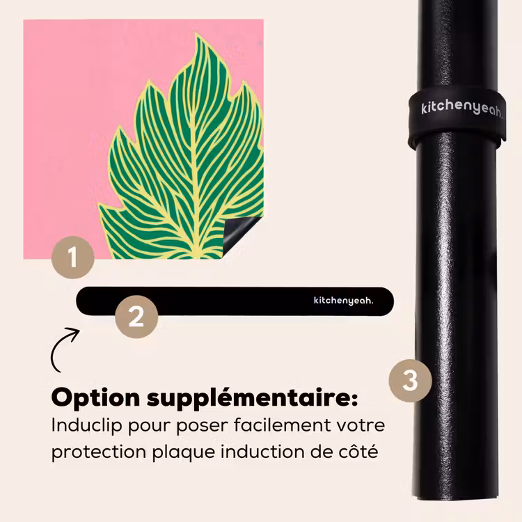 Protection plaque induction - Feuille - Vert - Illustration - Minimaliste — 8