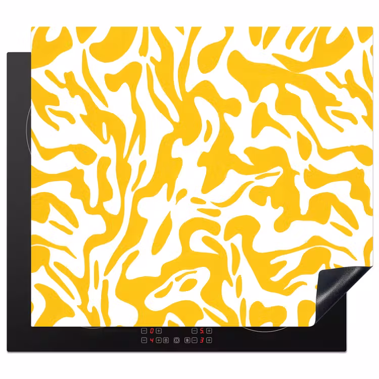 Protection plaque induction - Formes - Blanc - Abstrait — 1