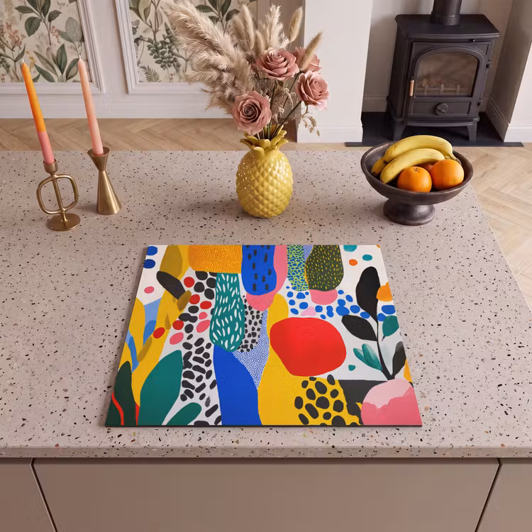 Protection plaque induction - Points - Formes - Moderne - Couleurs — 3