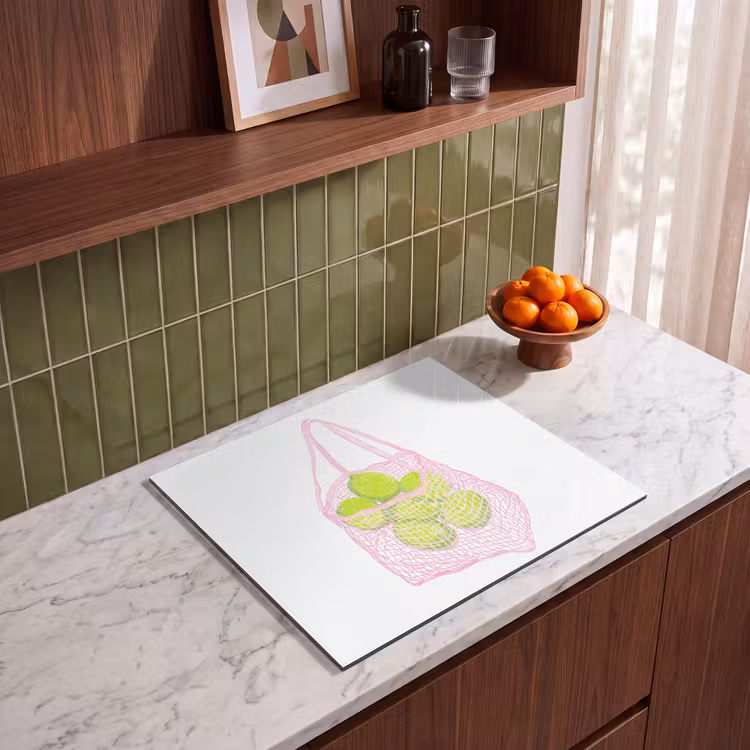Protection plaque induction - Sac en filet - Rose - Illustration - Limes — 4